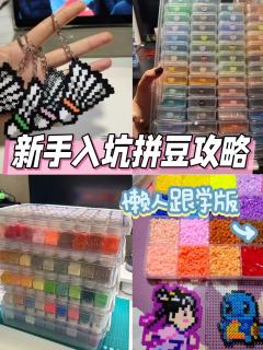 超全攻略教你低成本开启拼豆之旅，一篇搞懂💪
	
🎨 材料