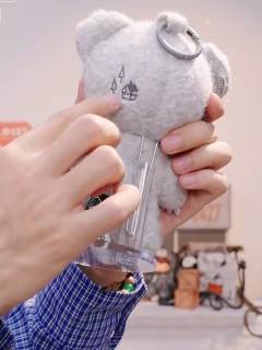 雾野将至这款头上的熊咋恁像老鼠哈哈哈