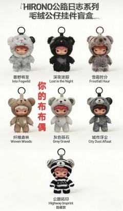 HIRONO公路日志毛绒挂件投票啦!🔥
雾野将至(小雷)、
