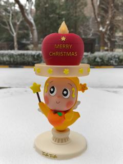 礼盒里的烛台是玻璃托盘，很怕打碎了，于是打印了一个，自己按原