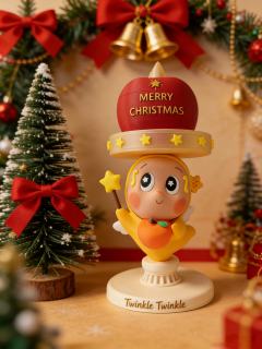 礼盒里的烛台是玻璃托盘，很怕打碎了，于是打印了一个，自己按原