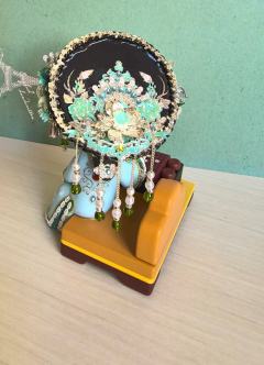 越好看的头饰越复杂😂但很有成就感！！！