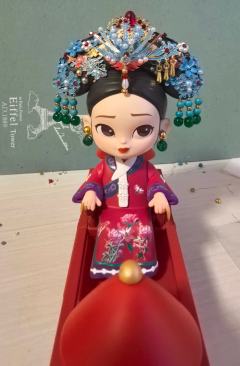 越好看的头饰越复杂😂但很有成就感！！！