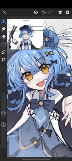 我好喜欢这个小脸。是什么让我重新搞起了半厚涂……