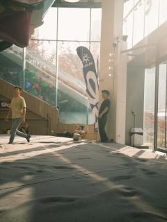 加入try club快一周年啦！之前一直想攀岩但是找不到人一