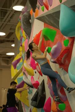 加入try club快一周年啦！之前一直想攀岩但是找不到人一