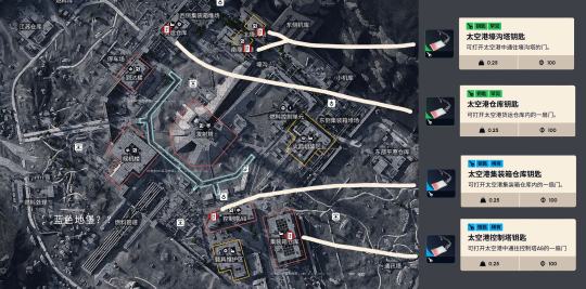 钥匙都在哪里获取呢？看这里！顺便给大家把钥匙能开的门也标记出来了，gogo！