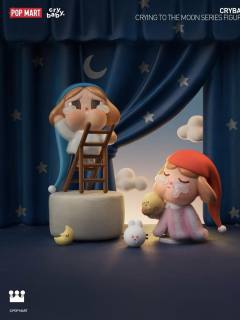 哭娃新品盲盒出走的月亮系列图透来啦，这次的主题与太空、月亮相