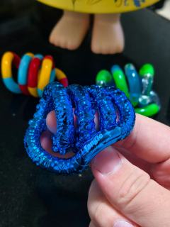 初入Tangle textured金属蓝纹理版本
与之前买