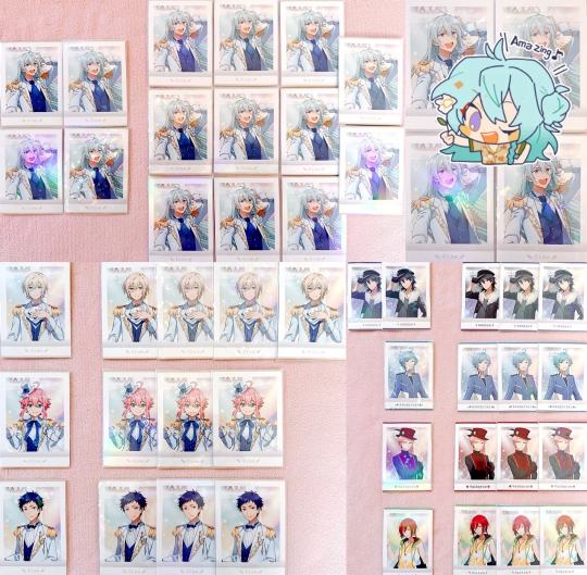 突发奇想的涉退坑图鉴展示（左闪右普），整理物品的时候想起还没给全图鉴拍过照。认识你的第四年，我依旧喜欢你最初的模样。

真的是花了很大力气才已正常价格凑齐这套tv拍，本来只想收集涉一闪三普，但我永远拒