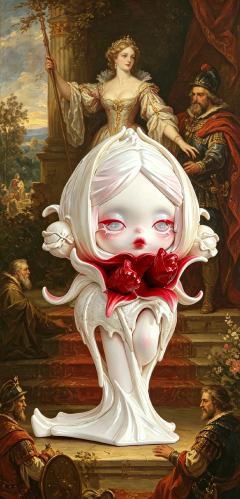 sp花的四幕戏，每一款都像是艺术馆的陈列品
这次彻底被熊喵的