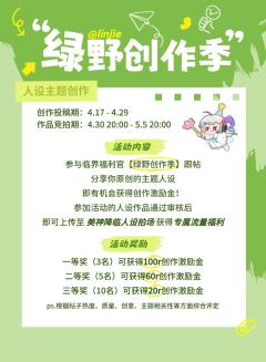 参与【绿野创作季】跟帖
分享你原创的主题人设
即有机会获得创
