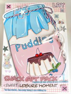 一套文创打包了很多份小礼物，零食大礼包！好好看的文创