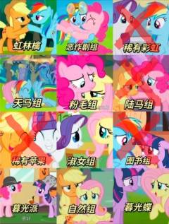 小马CP投票第二期来啦！上期稀有彩虹、陆马、稀有苹果、图书组