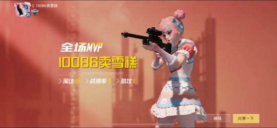 狙击战绩🤗（不是很强）