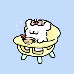 线条闺蜜小狗头像