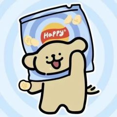 线条闺蜜小狗头像