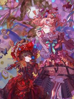 消陨前的回响是虚假却甘美的光怪陆离
是石榴碟小姐和茶歇小姐~