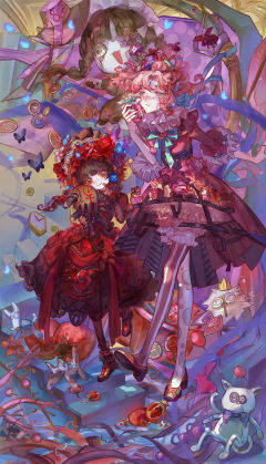 消陨前的回响是虚假却甘美的光怪陆离
是石榴碟小姐和茶歇小姐~