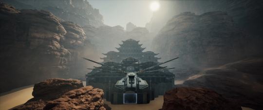 我在沙丘住宫殿（耗时一周建造）载具停放：地下停车场、机场功能区域：地下工作区回廊、储藏区风景打卡：地面花园、廊桥、中心广场生活区域：三层古楼两个、四层古楼2个、主楼1个