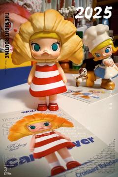 Molly面包脑袋系列第二个可爱的款式，牛角包🥐个人觉得是