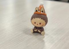 一早收到之前千岛抽福袋的货，一下子labubu1.0、2.0