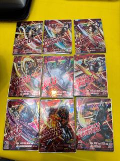 奥特曼光辉共斗第三弹CP卡一套，斩击攻击