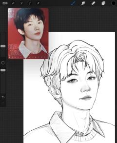 马嘉祺手绘图片来啦，注意，只是图片，不是我画的哦 @小鑫星 