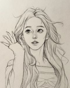 雨琦手绘来啦！2张彩绘2张铅笔画，可以拿图可以投稿 @宋妮一