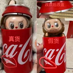 labubu可口可乐搪胶神秘嘉宾改款假货辨别

1图:遇到那
