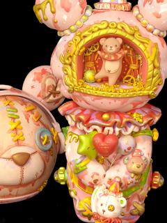 萌熊Hesper|神秘宇航员涂装
小熊马戏团系列