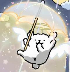 线条小狗背景图来了，第一个不是很完整，谢谢理解