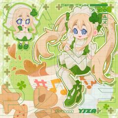 画了一组萌萌的kon和守护甜心联动