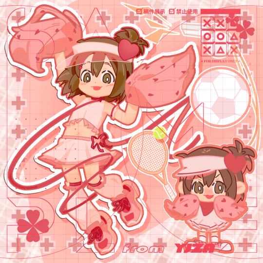 画了一组萌萌的kon和守护甜心联动