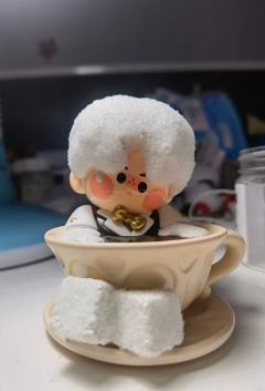 太喜欢这个砂糖质感了!
方糖pino溶化的样子我真是一眼爱上