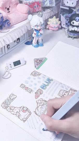 手帐蓝色👀