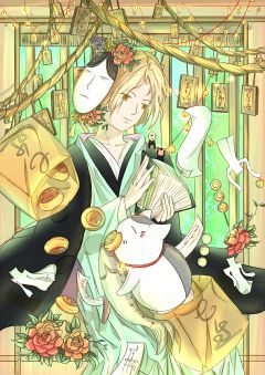 摸摸夏目🥰🥰白发绿眸就是有点不一样哈，但黄发实在温柔😘