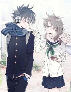 「快青」
 @灰原哀 依旧是老师的投稿呀
小情侣戳到我的心巴