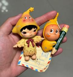 这是什么可爱星星人小野🌟！！！
一看到记忆碎片的头套就想到