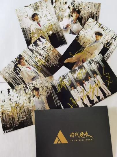 TOP登陆少年 签名照