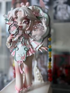 桃花扇这次眼睛部分纯手工打造 光泽度很好