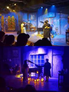 🎼为你弹奏肖邦的夜曲
命运如琴键般黑白交织
教堂的钟声敲