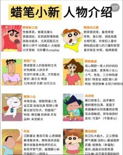 蜡笔小新角色(˶￣᷄ ⁻̫ ￣᷅˵)
