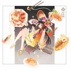 给面灵气设计的百绘皮，获奖后为了纪念也为了庆祝面面生日就画了