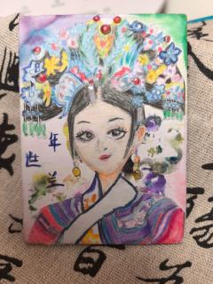 改了一下华妃表情，还是很小众的，画的不好，轻点喷😥