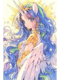 宇宙公主和月亮公主的美图