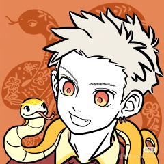 非人哉蛇年头像来啦！拿图在评论区吱声