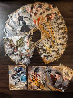 拆了两天盒子,共计4箱完整的斗天包第二弹(72盒,1296包