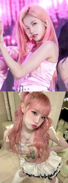 决战粉发女爱豆之巅💗
粉发老婆们摩多摩多😍