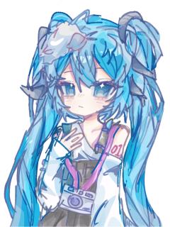初音未来绘画接龙简直爽到爆